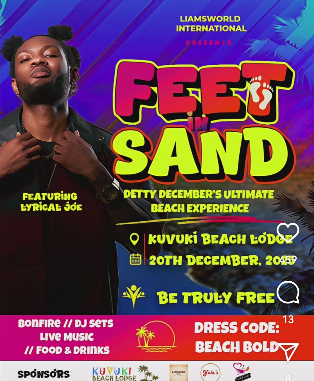 FEET IN SAND - Event Image