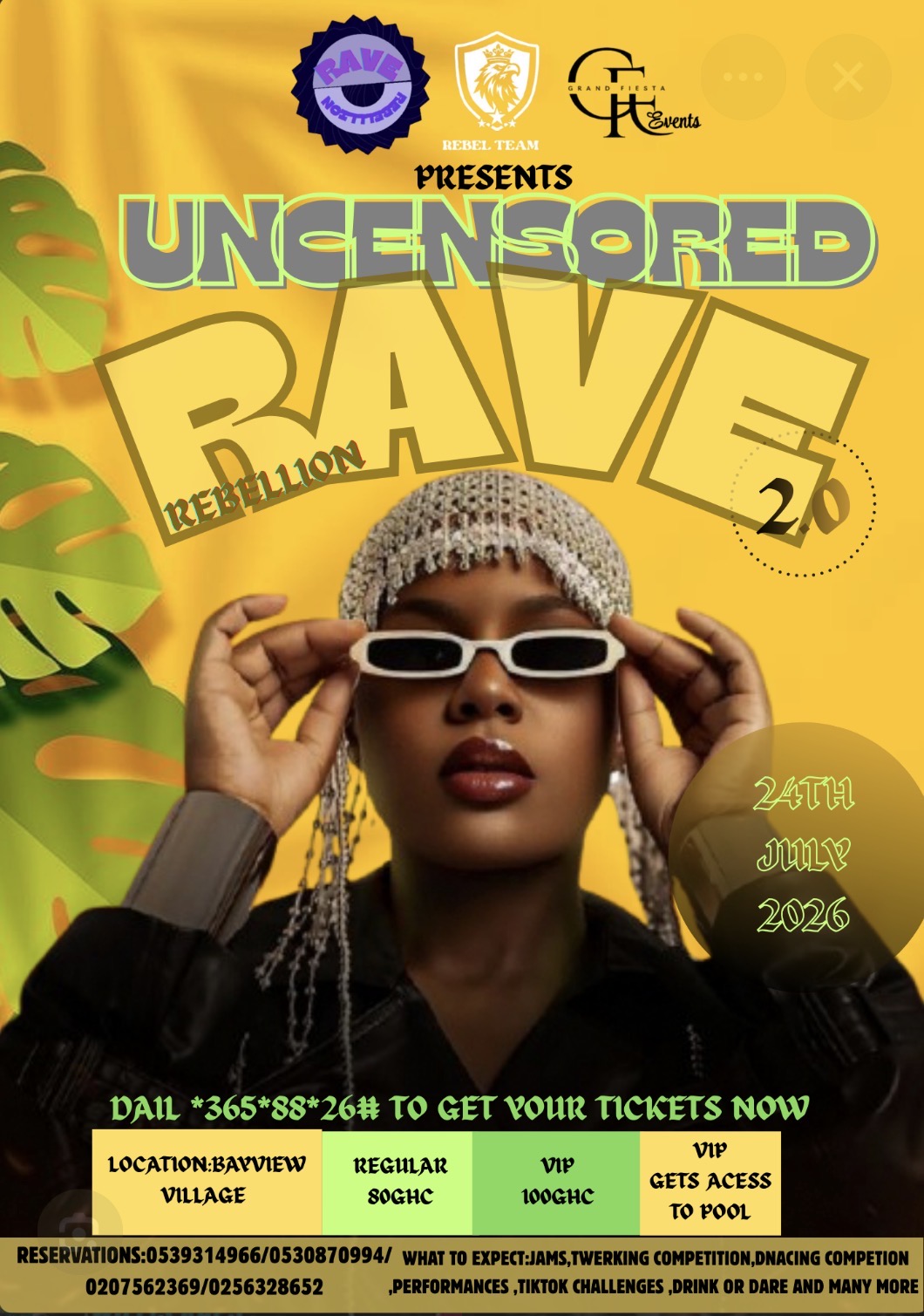 UNCENSORED RAVE @20 - Event Image