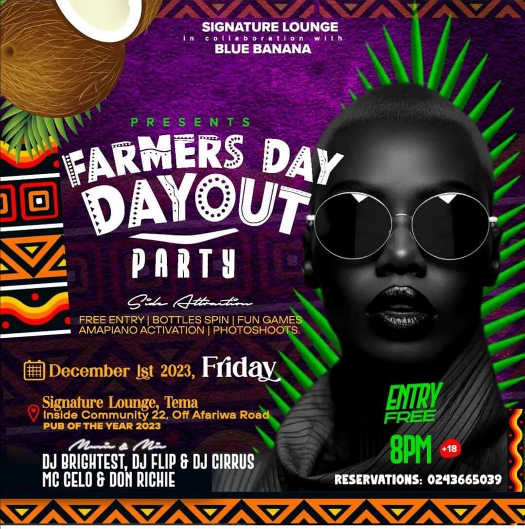 FARMERS DAY DAYOUT PARTY - Event Image
