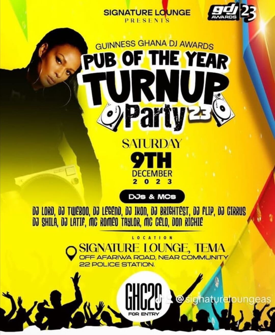 PUB OF THE YEAR TURNUP PARTY - Event Image