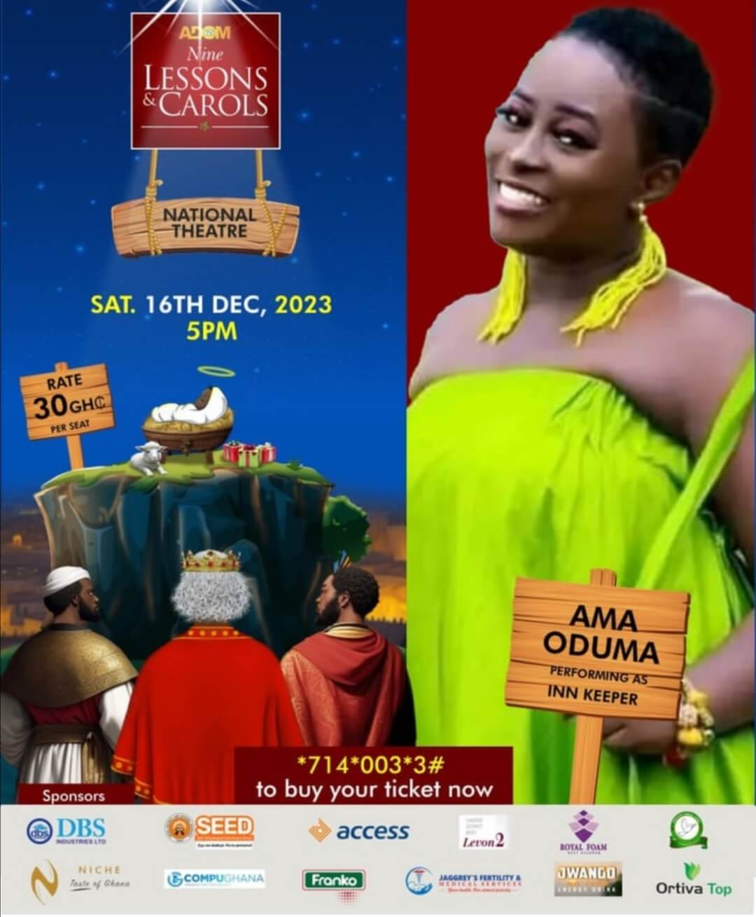 ADOM NINE LESSONS AND CARROLS - Event Image