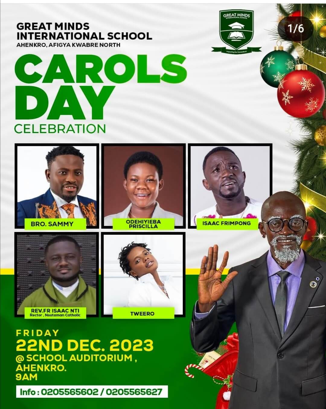 CAROLS DAY CELEBRATION - Event Image