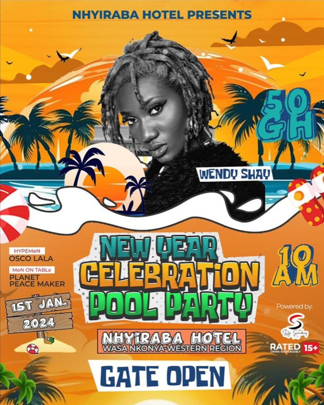 NEW YEAR CELEBRATION POOL PARTY - Event Image