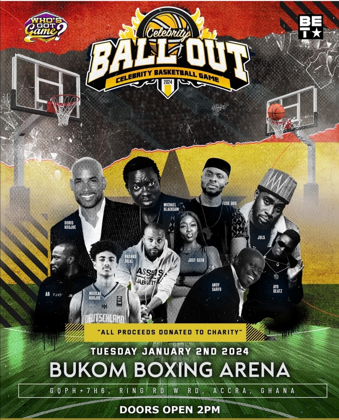 CELEBRITY BALL OUT - Event Image