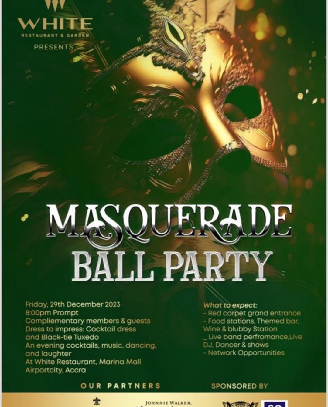 MASQUERADE BALL PARTY - Event Image