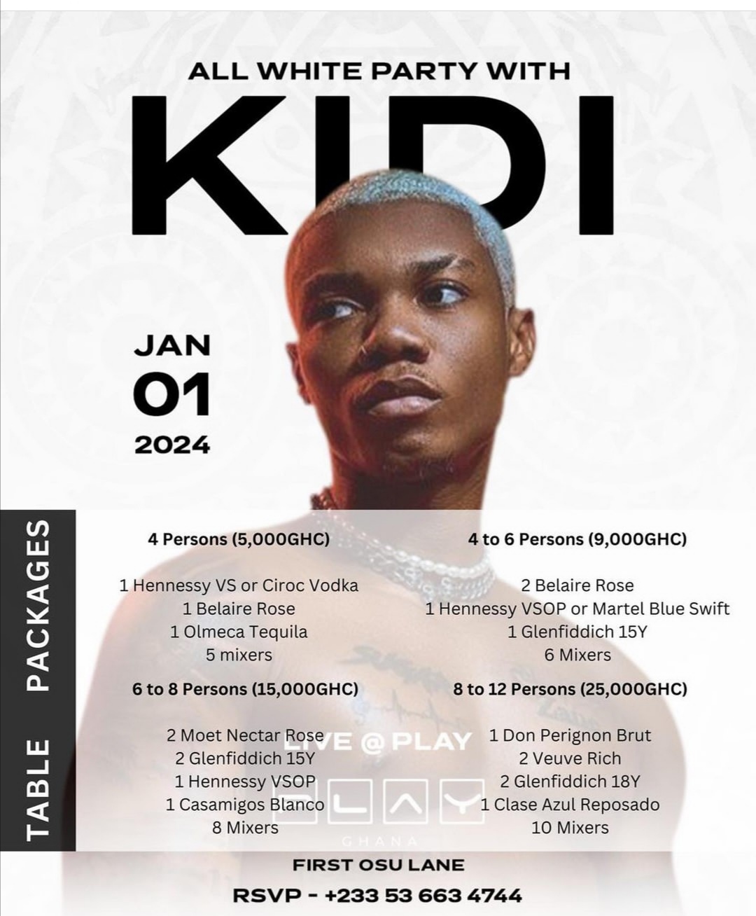 ALL WHITE PARTY WITH KIDI - Event Image