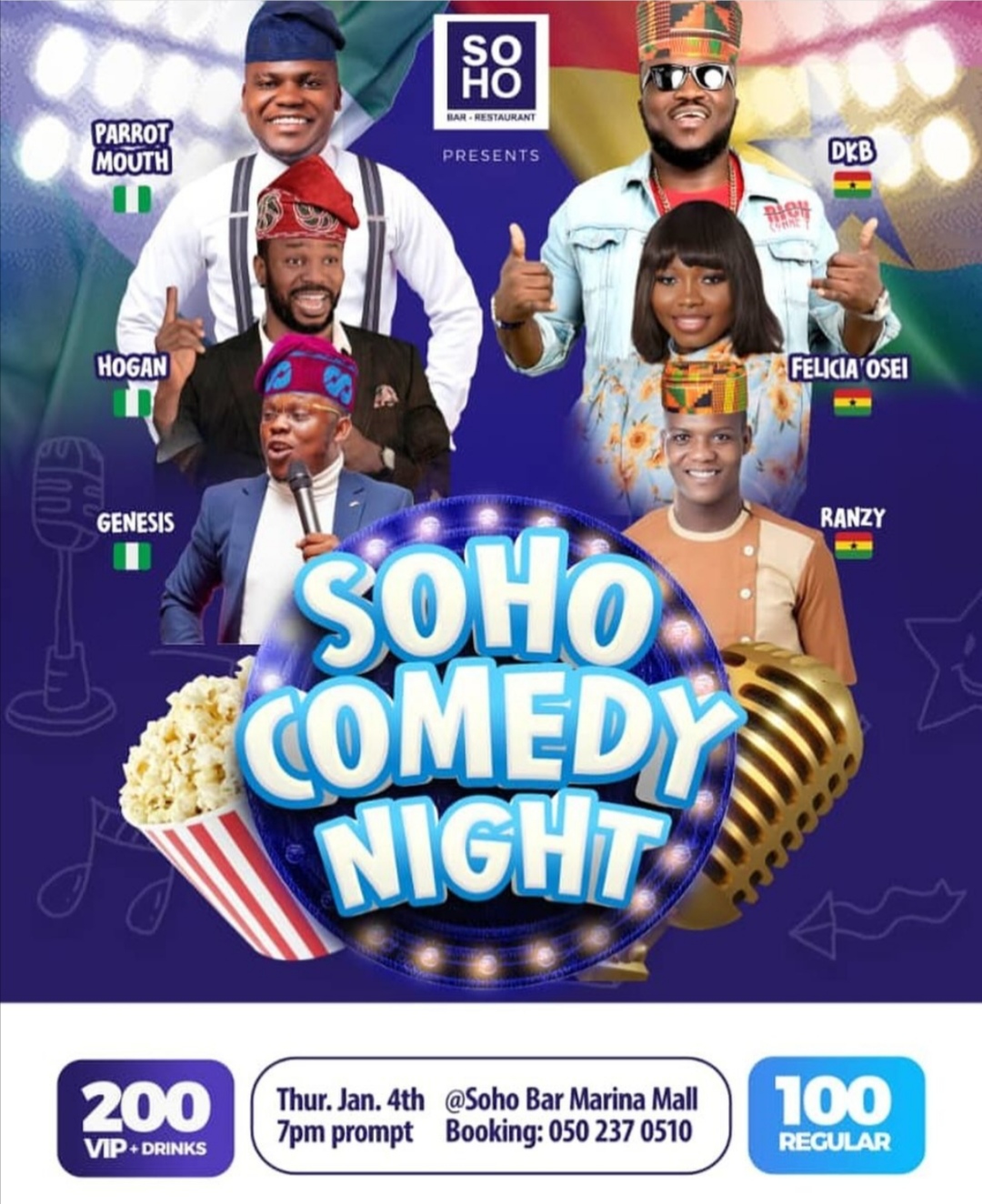 SOHO COMEDY NIGHT - Event Image