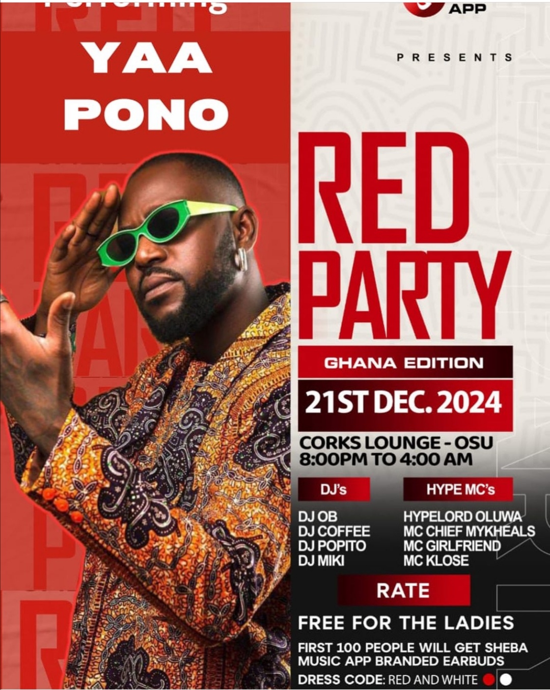 RED PARTY - Event Image