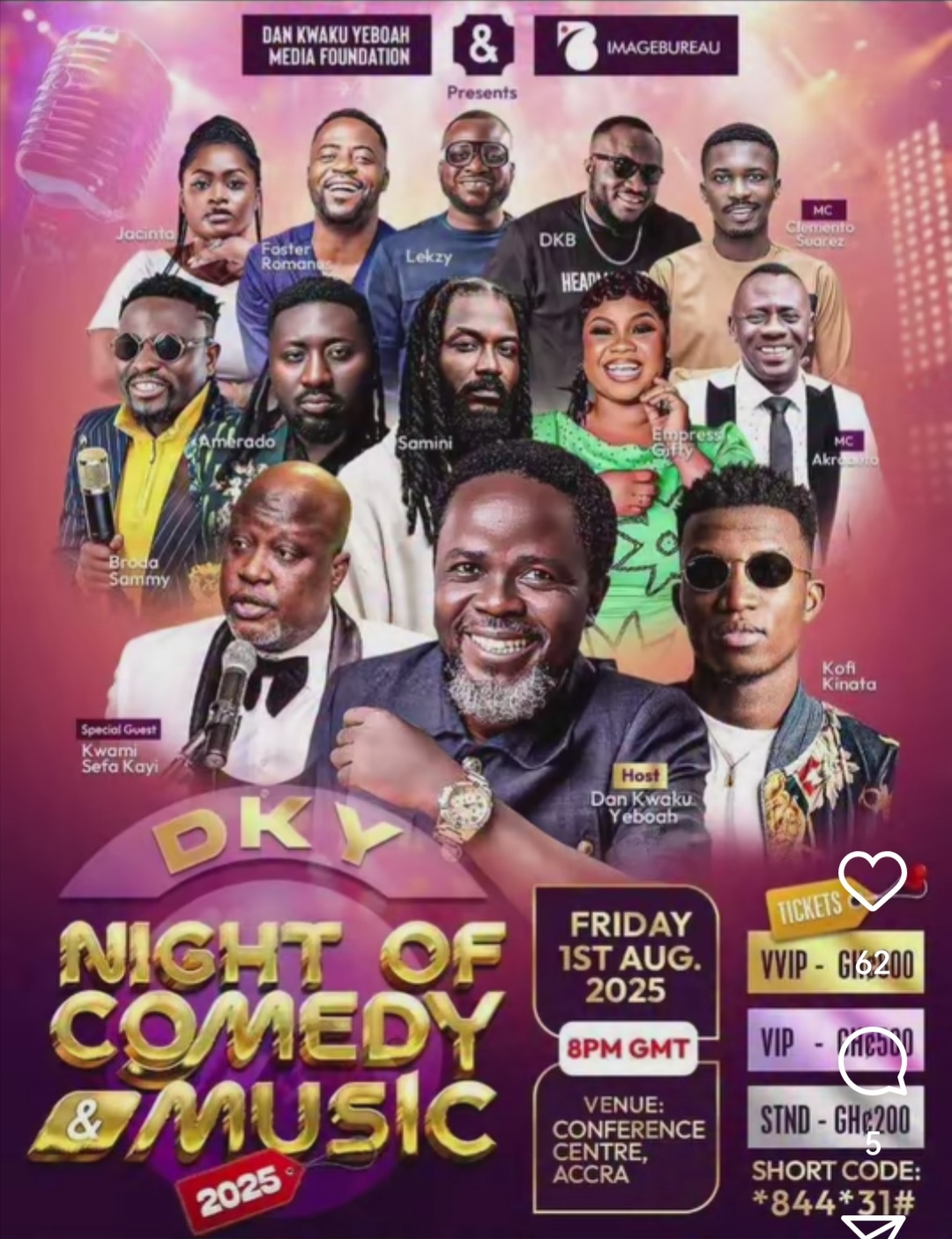 DKY NIGHT OF COMEDY & MUSIC 2025 - Event Image
