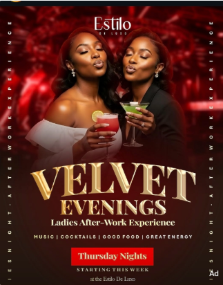 Velvet Evenings - Ladies After Work Experience - Event Image