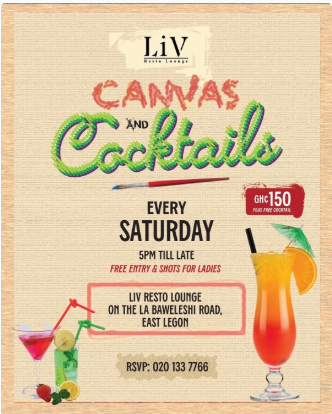 Canvas & Cocktails - Saturday Vibes - Event Image